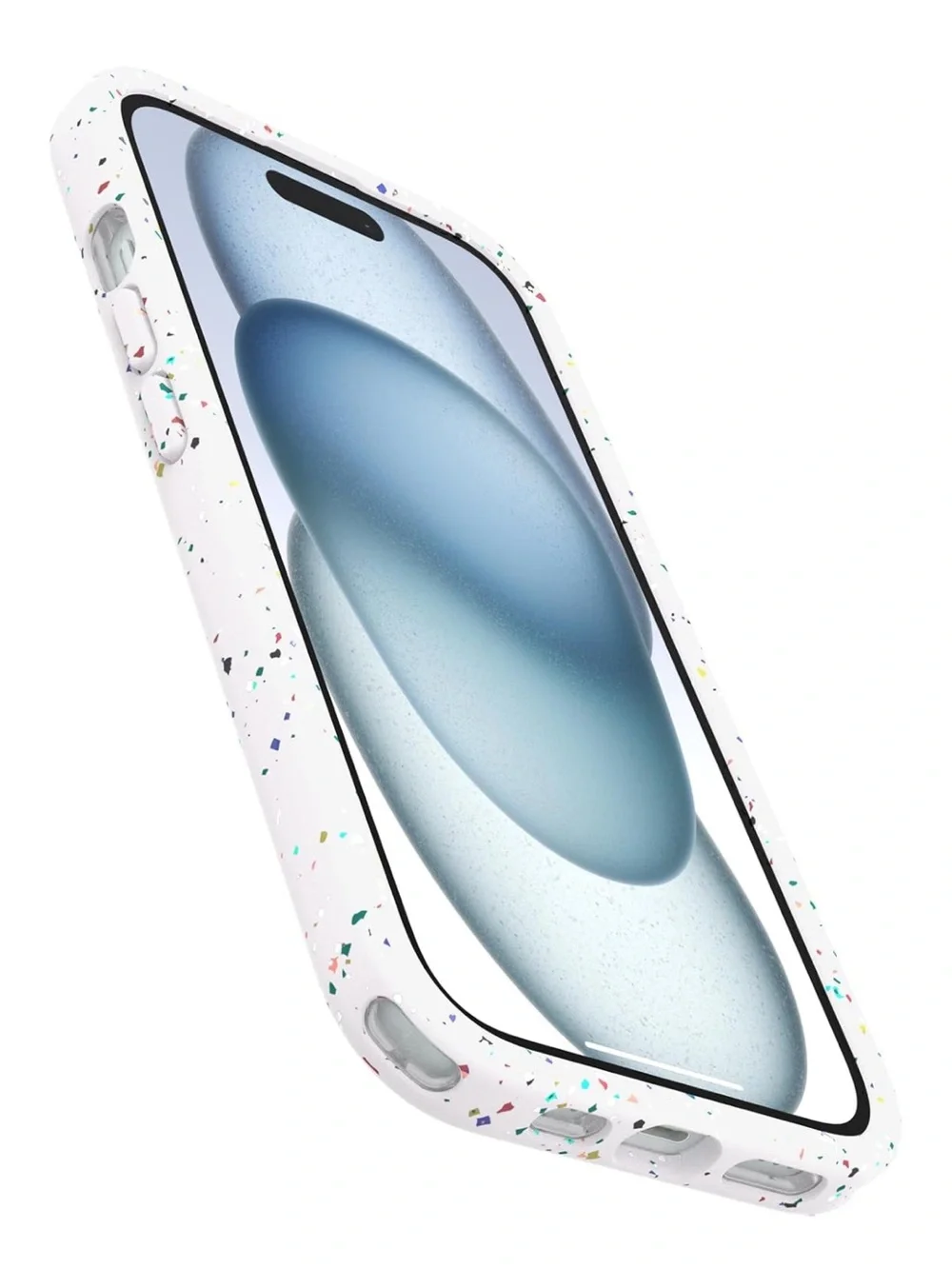 EUC OtterBox Case: Core Series for iPhone 16e, 15, 14, & 13 in Sprinkles White